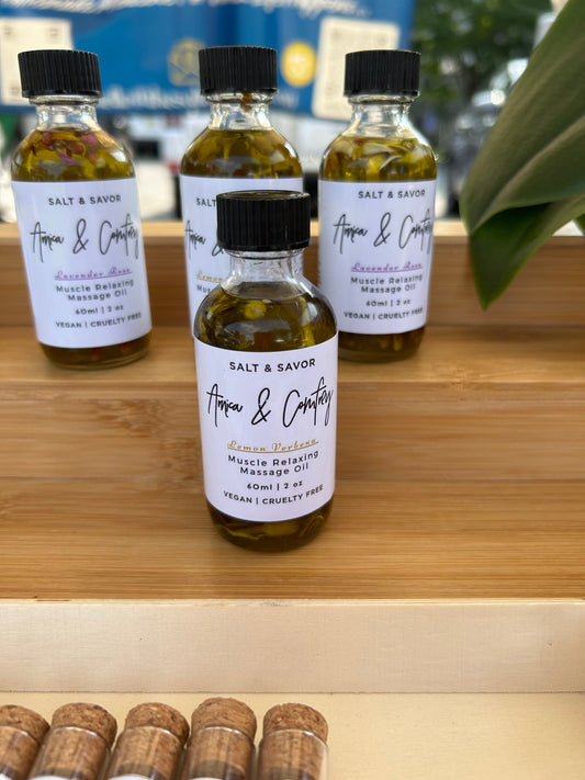 Joan’s Arnica & Comfrey Massage Oils