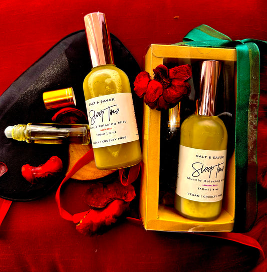 Deep Sleep Ritual Set – Mist, Roller & Satin Mask– Limited Edition